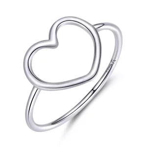 (afbeelding voor) Pandora Style Hart Ring - SCR641