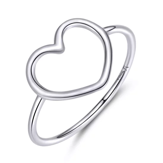 (afbeelding voor) Pandora Style Hart Ring - SCR641