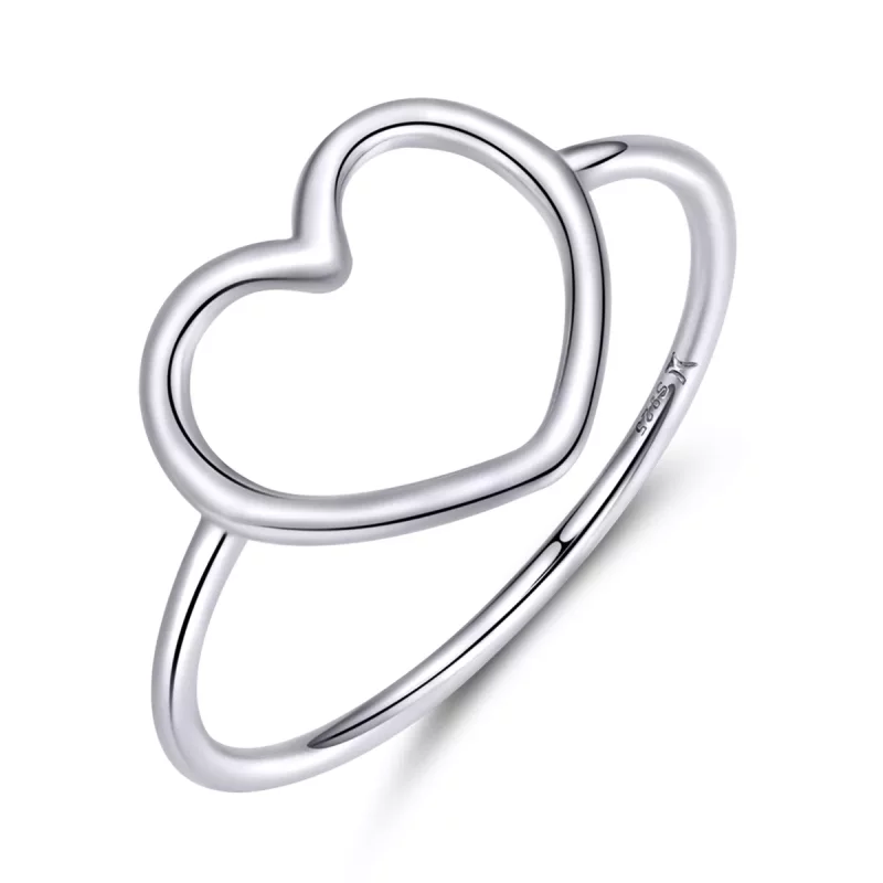 (afbeelding voor) Pandora Style Hart Ring - SCR641