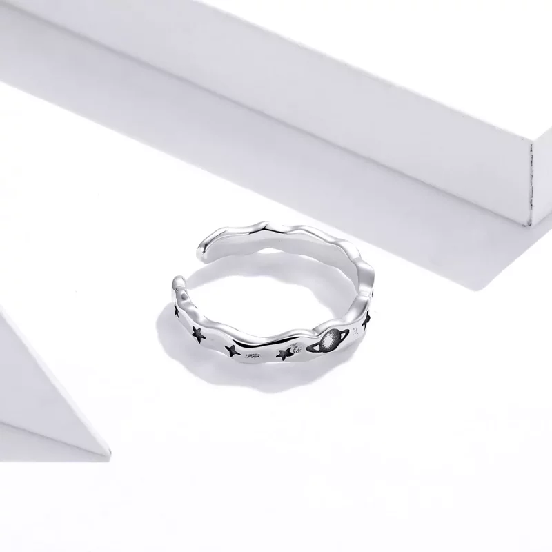 (afbeelding voor) Pandora Style hemelse sterren Open Ring - SCR678 - Bekijken 2