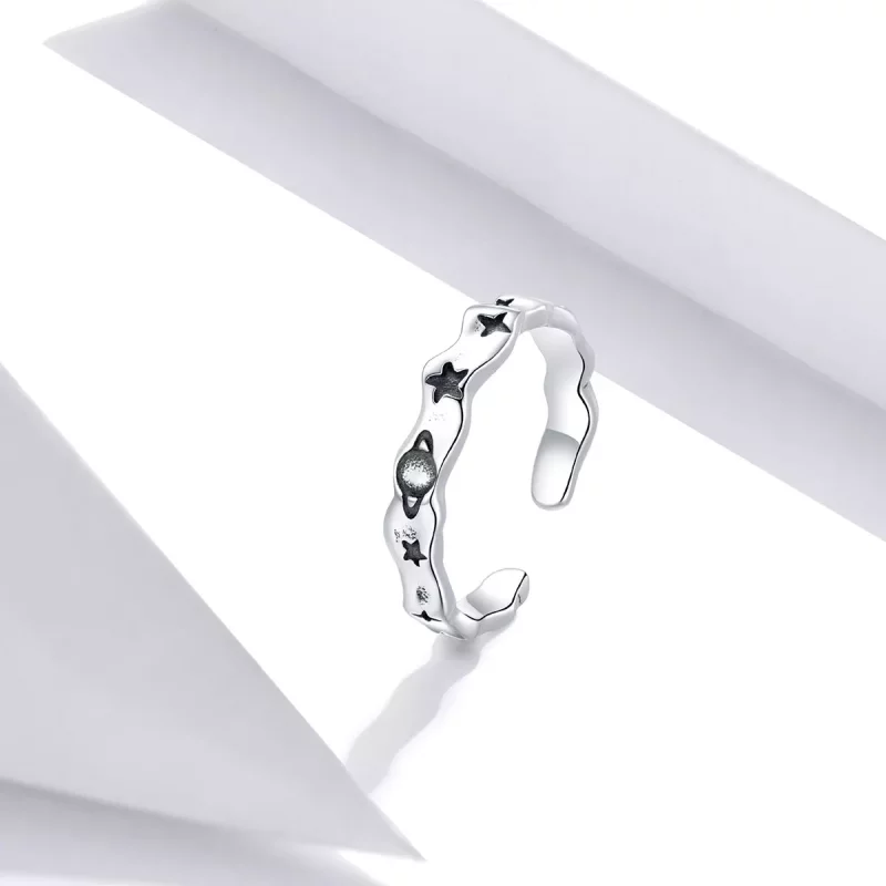 (afbeelding voor) Pandora Style hemelse sterren Open Ring - SCR678 - Bekijken 4