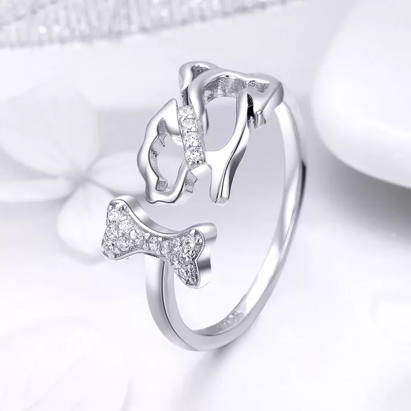 (afbeelding voor) Pandora Style Hondenbedrijf Open Ring - SCR416 - Bekijken 2