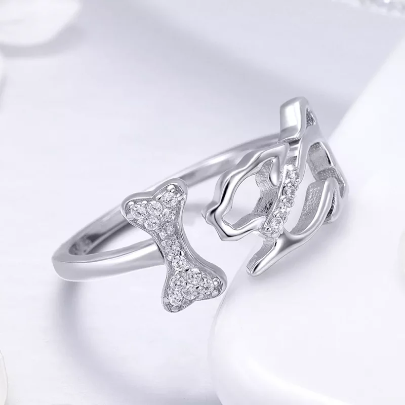 (afbeelding voor) Pandora Style Hondenbedrijf Open Ring - SCR416 - Bekijken 4