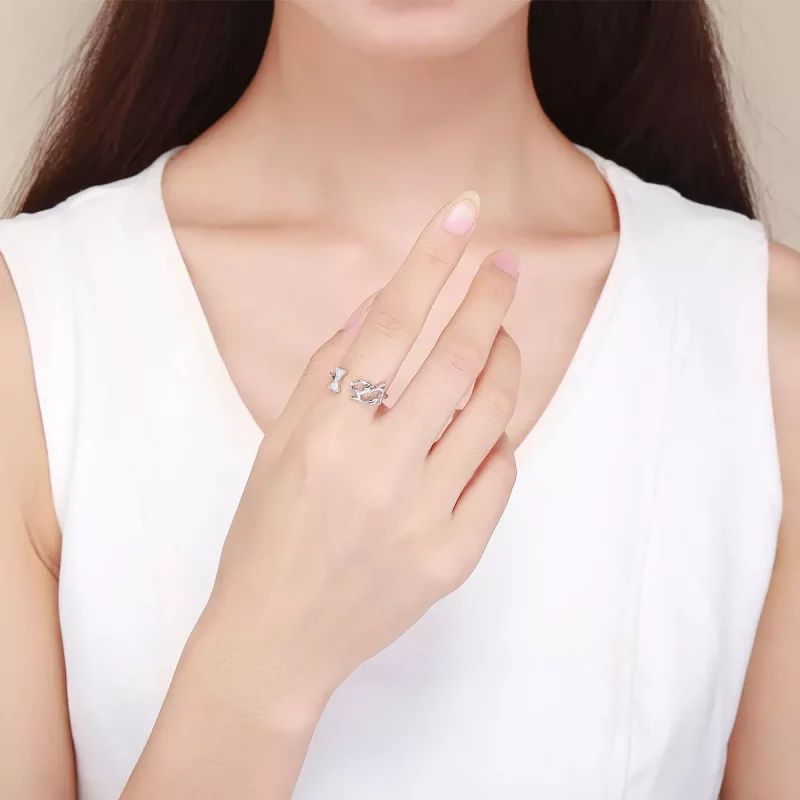 (afbeelding voor) Pandora Style Hondenbedrijf Open Ring - SCR416 - Bekijken 5