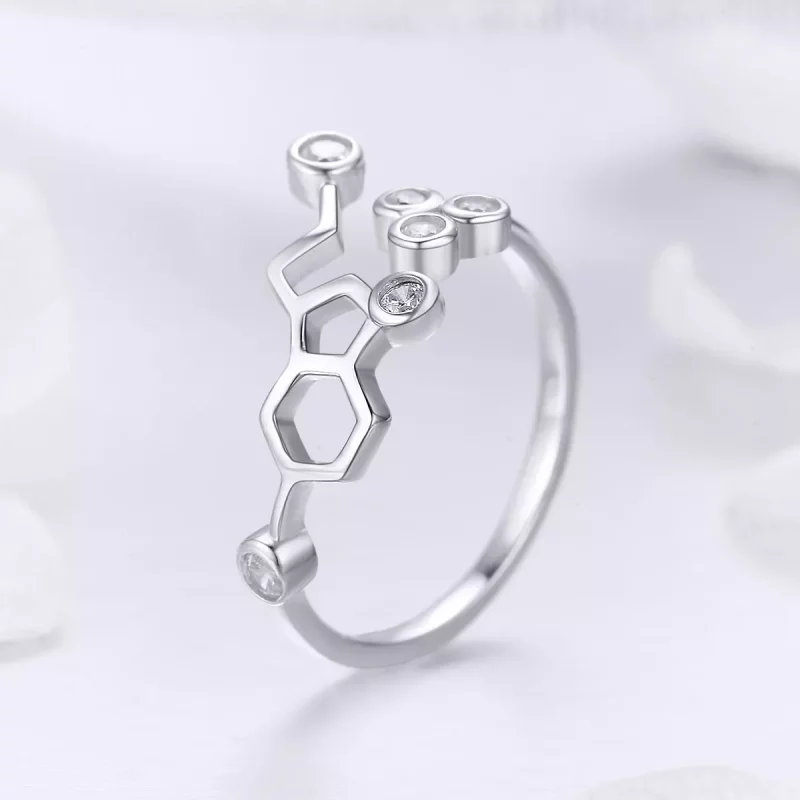 (afbeelding voor) Pandora Style Honingraat Ring - SCR433 - Bekijken 2