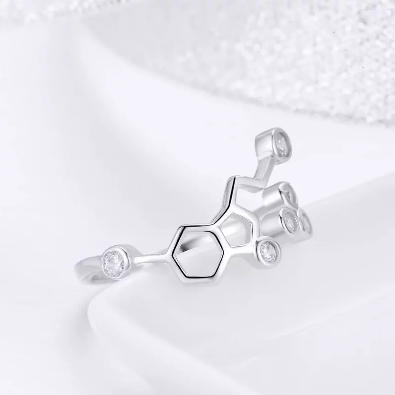 (afbeelding voor) Pandora Style Honingraat Ring - SCR433 - Bekijken 4