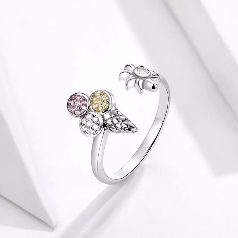 (afbeelding voor) Pandora Style Ijsje Open Ring - SCR529 - Bekijken 5