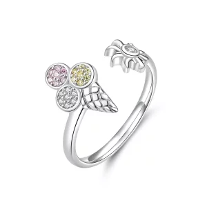 Pandora Style Ijsje Open Ring - SCR529 (afbeelding voor) Pandora Style Ijsje Open Ring - SCR529