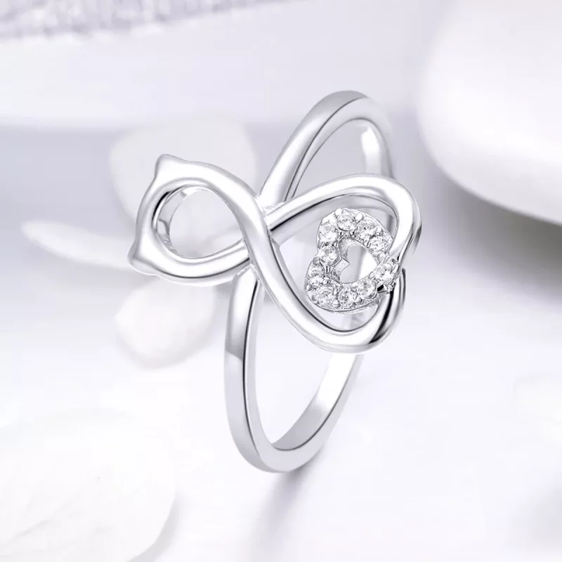 (afbeelding voor) Pandora Style Katten liefde Ring - SCR417 - Bekijken 3