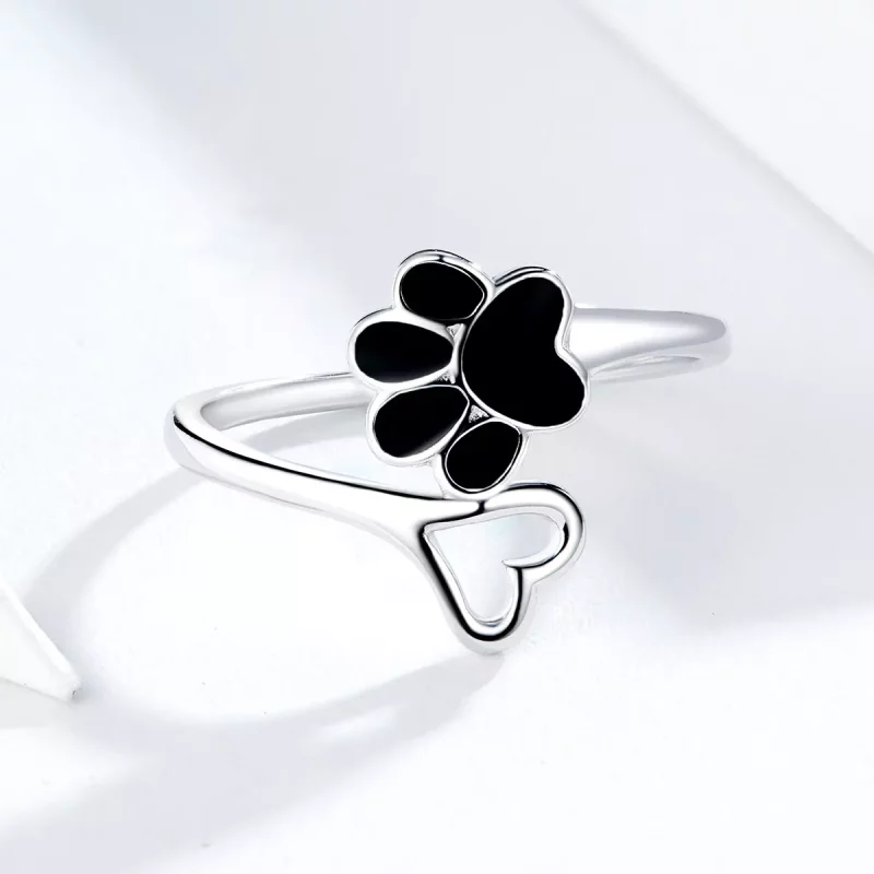 (afbeelding voor) Pandora Style Kattenklauwen Open Ring - SCR584 - Bekijken 4