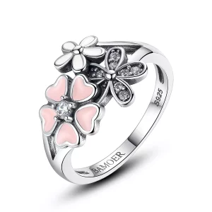 (afbeelding voor) Pandora Style kersenbloesem Ring - SCR004