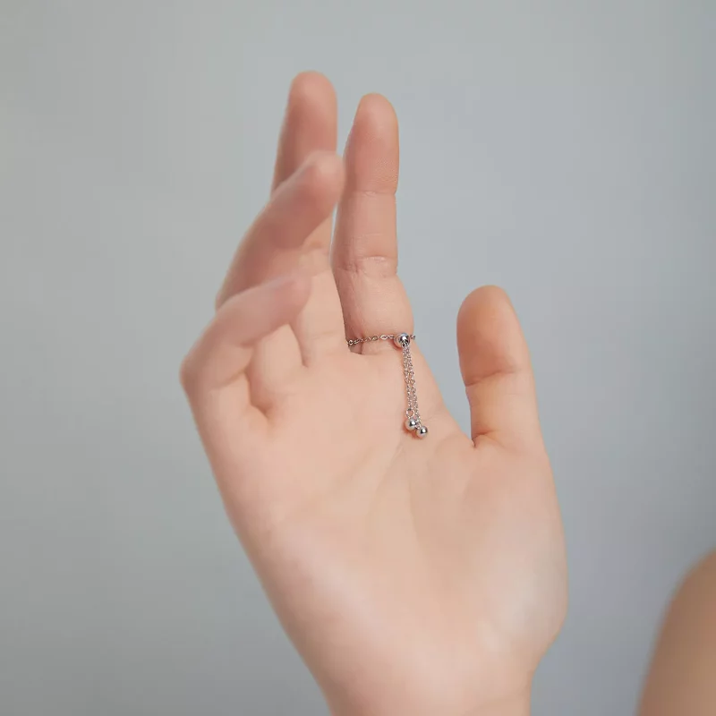 (afbeelding voor) Pandora Style Keten Open Ring - SCR699 - Bekijken 5