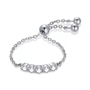 (afbeelding voor) Pandora Style Keten Open Ring - SCR699