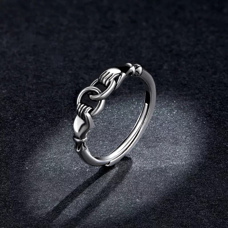 (afbeelding voor) Pandora Style Keten van handen Ring - BSR183 - Bekijken 5