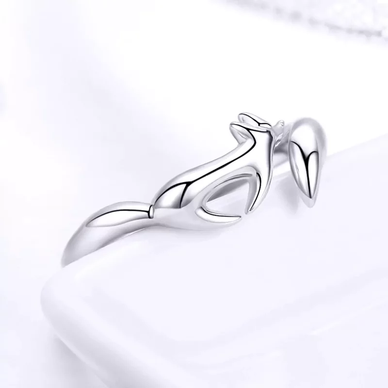(afbeelding voor) Pandora Style Kleine vos Open Ring - SCR478 - Bekijken 4