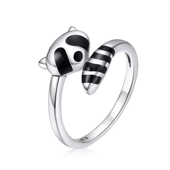 (afbeelding voor) Pandora Style kleine wasbeer Open Ring - SCR652