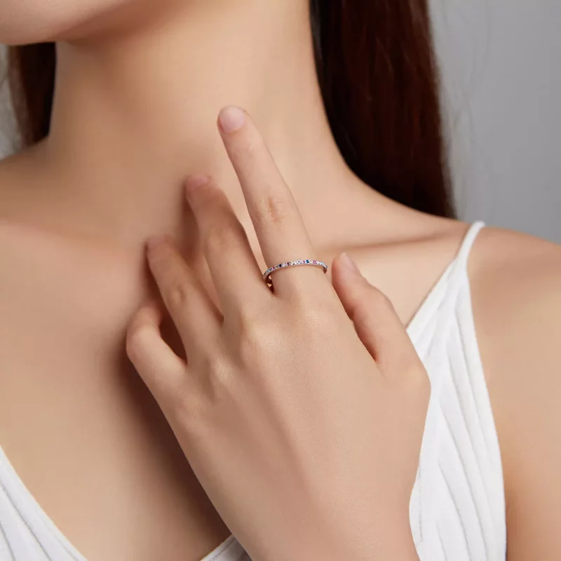 (afbeelding voor) Pandora Style Kleur Halo Ring - SCR740-CF - Bekijken 2