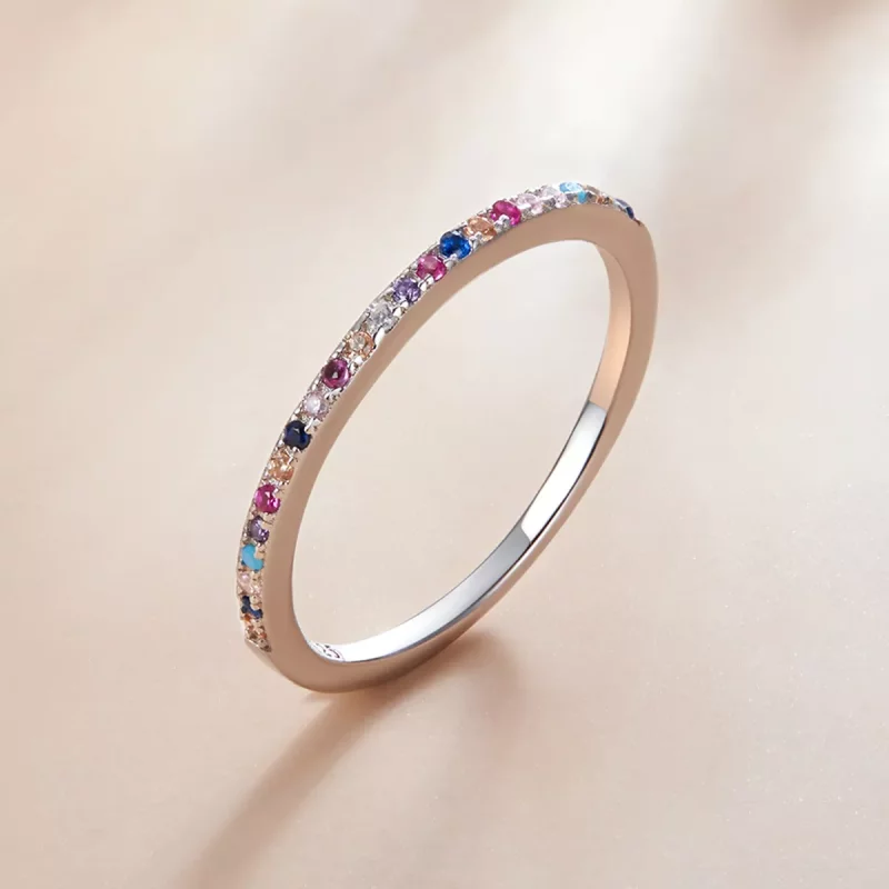 (afbeelding voor) Pandora Style Kleur Halo Ring - SCR740-CF - Bekijken 3