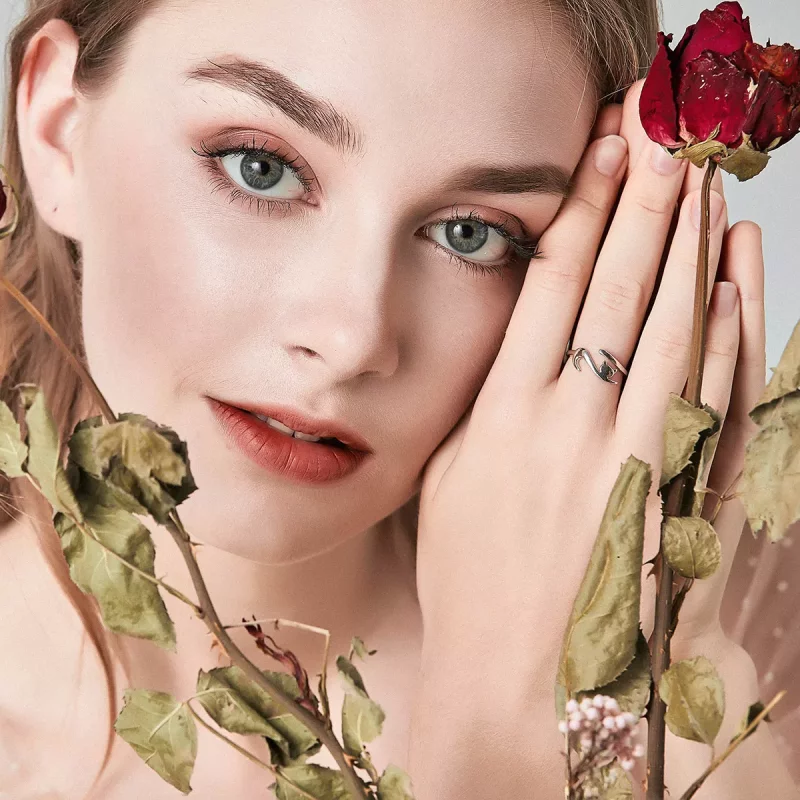 (afbeelding voor) Pandora Style Kleverige kat Open Ring - SCR220 - Bekijken 2
