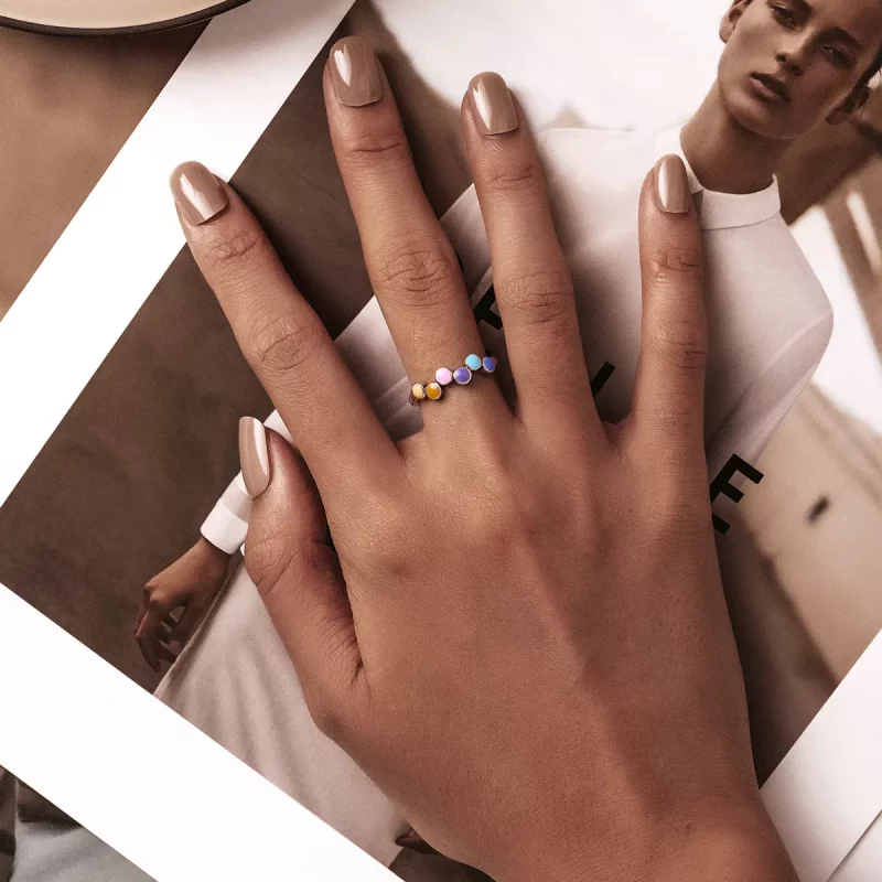 (afbeelding voor) Pandora Style Kloppende kleuren Open Ring - SCR760 - Bekijken 8