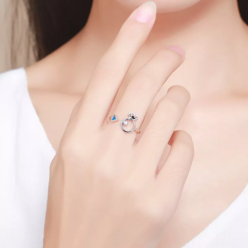 (afbeelding voor) Pandora Style koning van vissen Open Ring - SCR079 - Bekijken 5