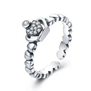 Pandora Style Koningin Laurel Krans Open Ring - VSR142 (afbeelding voor) Pandora Style Koningin Laurel Krans Open Ring - VSR142