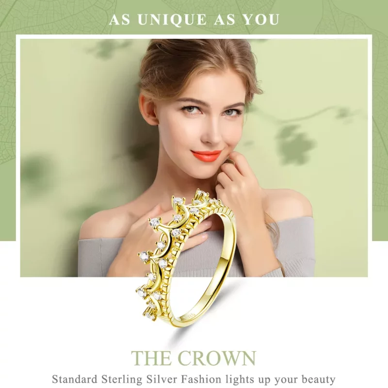 (afbeelding voor) Pandora Style Kroon Ring - SCR493 - Bekijken 2