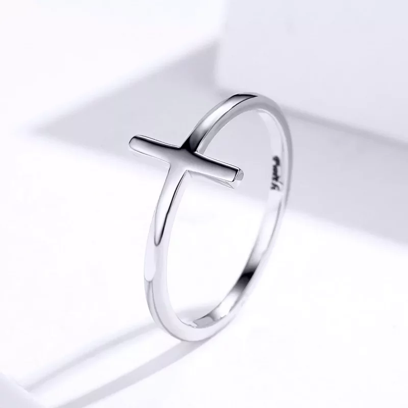 (afbeelding voor) Pandora Style Kruis Ring - SCR562 - Bekijken 2