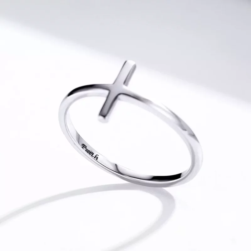 (afbeelding voor) Pandora Style Kruis Ring - SCR562 - Bekijken 4