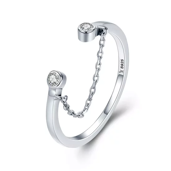 (afbeelding voor) Pandora Style Lach gezicht Open Ring - SCR216