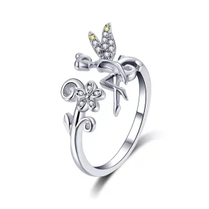 Pandora Style Lentegeest Open Ring - BSR025 (afbeelding voor) Pandora Style Lentegeest Open Ring - BSR025