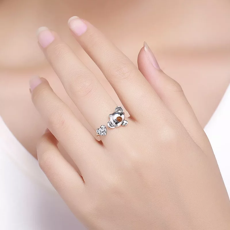 (afbeelding voor) Pandora Style Leuke fee Open Ring - SCR355 - Bekijken 3
