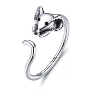 Pandora Style Leuke muis Open Ring - SCR632 (afbeelding voor) Pandora Style Leuke muis Open Ring - SCR632
