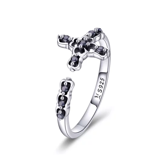 (afbeelding voor) Pandora Style Licht van het kruis Open Ring - SCR447