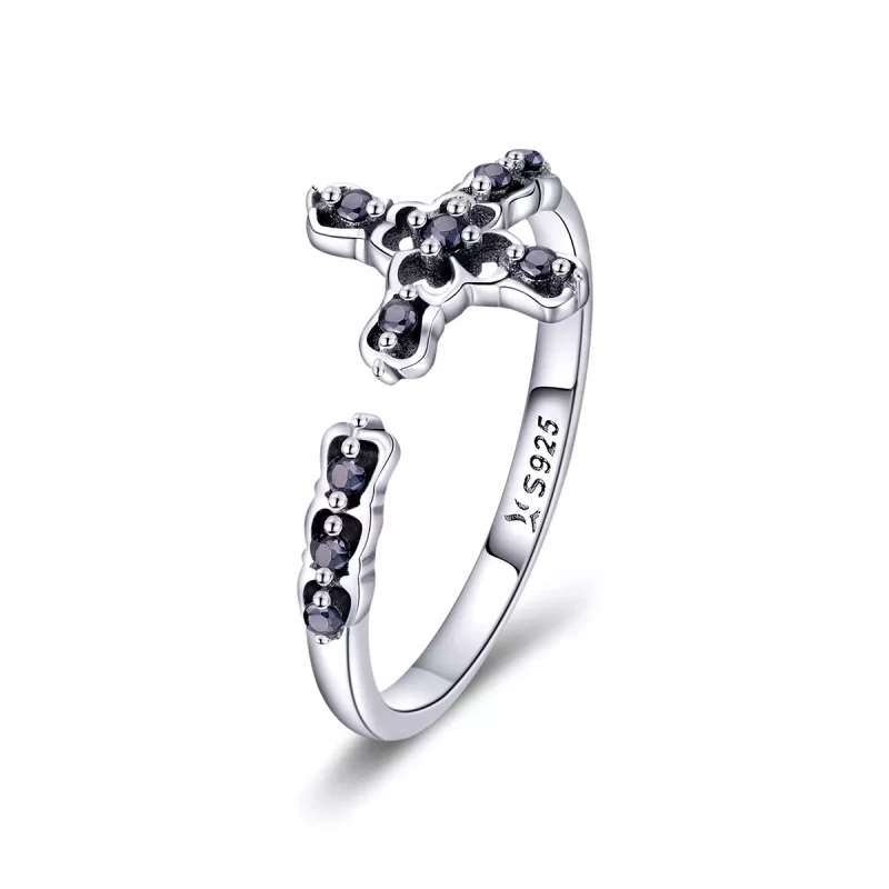 (afbeelding voor) Pandora Style Licht van het kruis Open Ring - SCR447