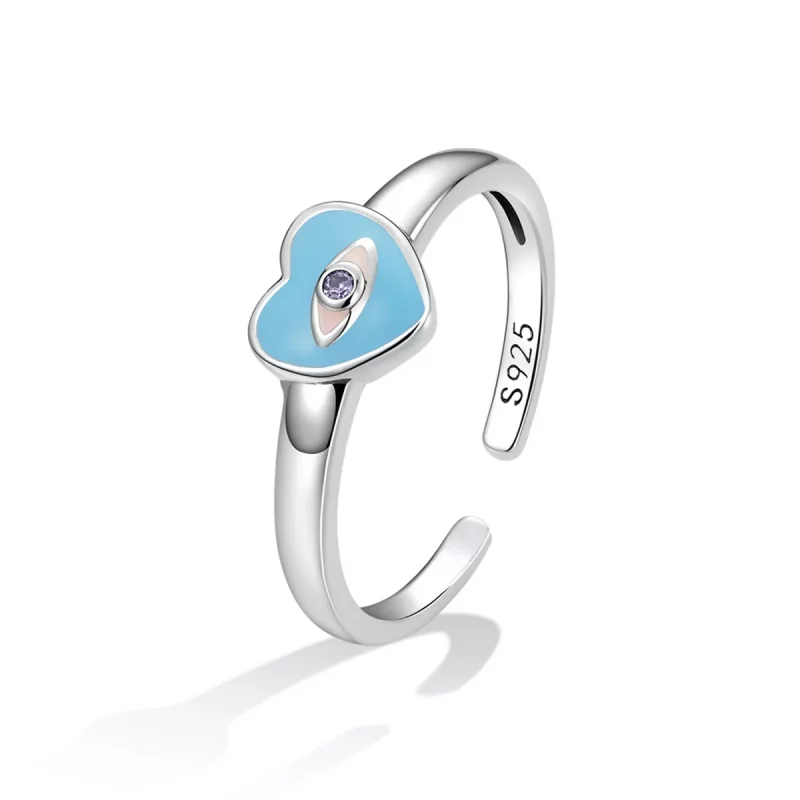 (afbeelding voor) Pandora Style Liefde Duivel Ogen Open Ring - SCR806 - Bekijken 2