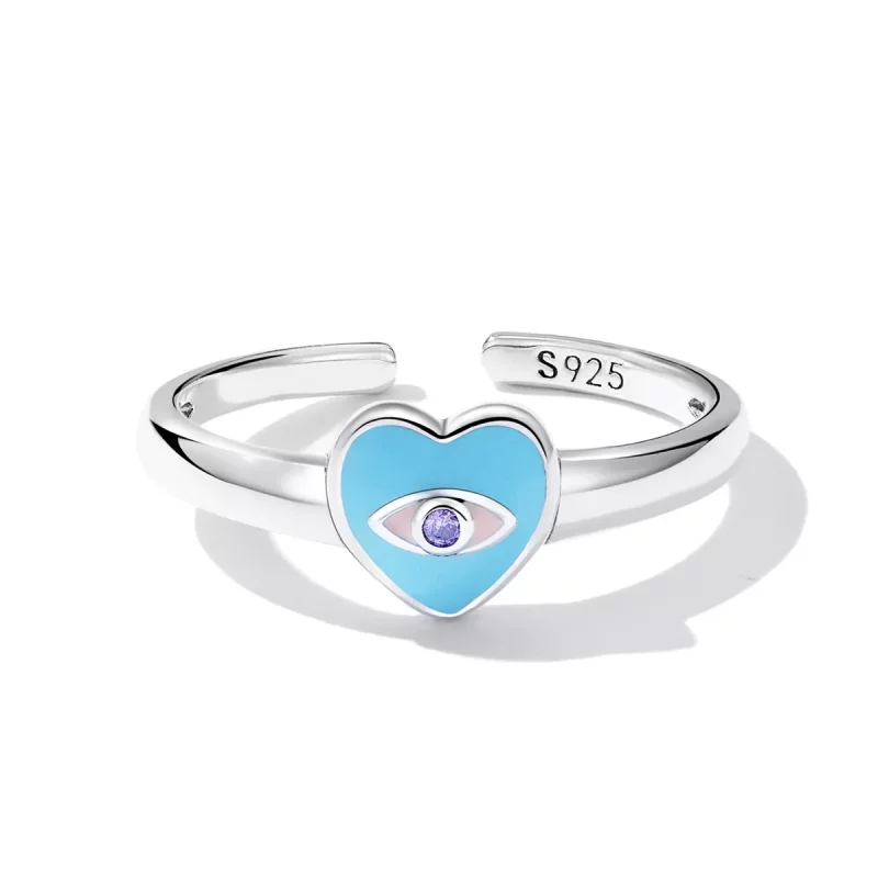 (afbeelding voor) Pandora Style Liefde Duivel Ogen Open Ring - SCR806 - Bekijken 3