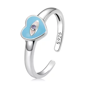 (afbeelding voor) Pandora Style Liefde Duivel Ogen Open Ring - SCR806