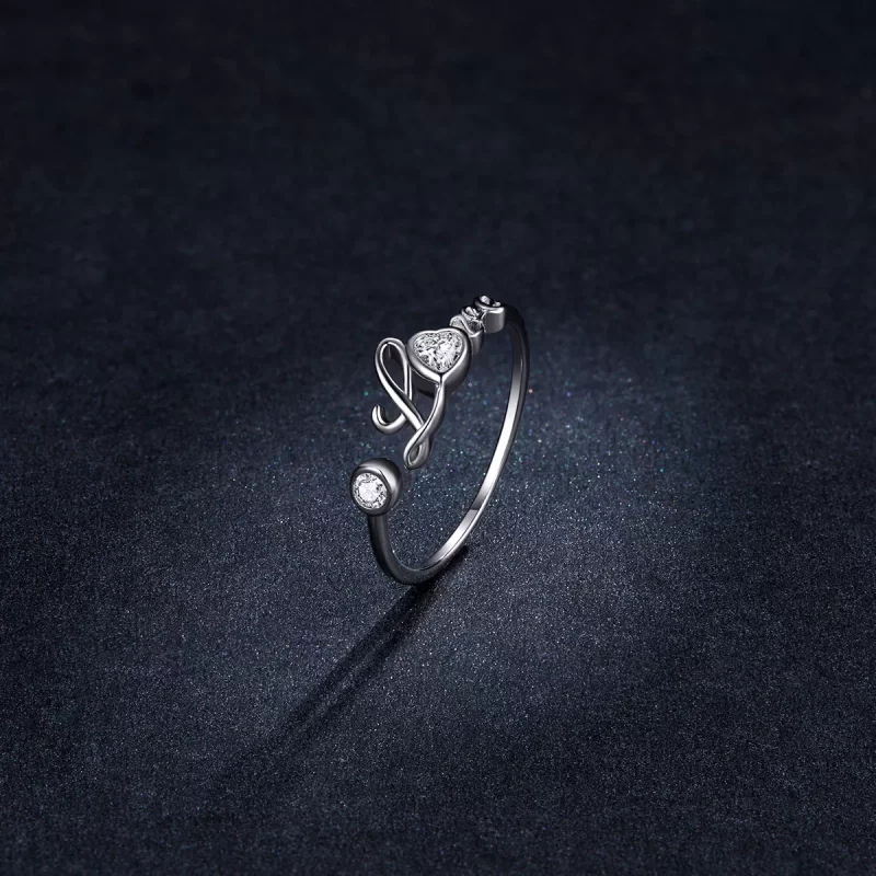 (afbeelding voor) Pandora Style Liefde Open Ring - BSR146 - Bekijken 5