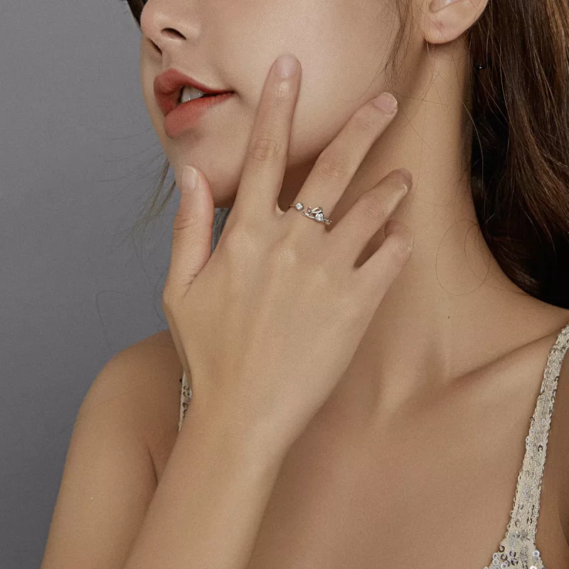 (afbeelding voor) Pandora Style Liefde Open Ring - BSR146 - Bekijken 6
