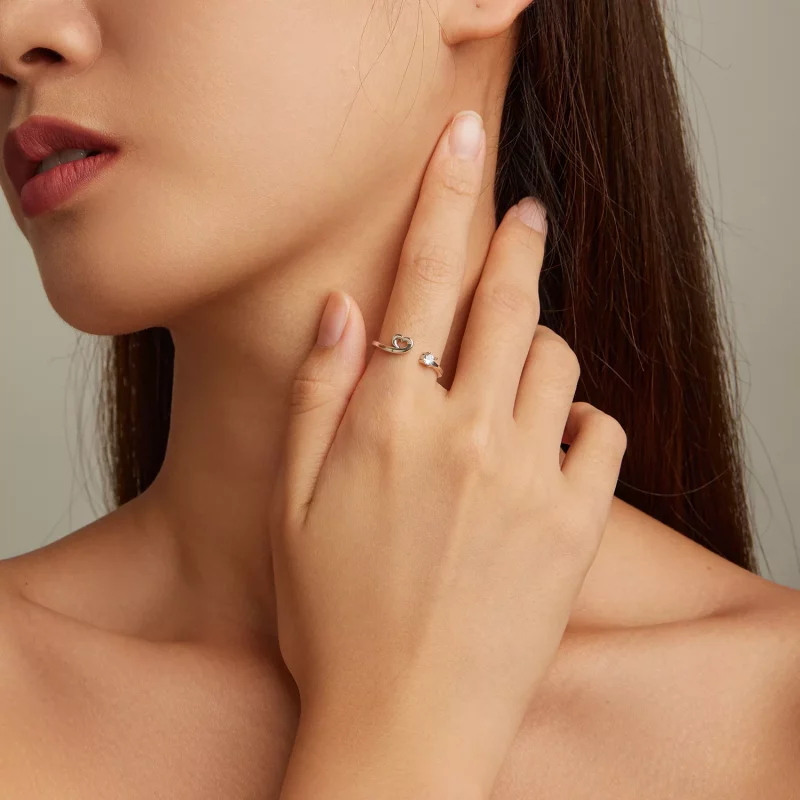(afbeelding voor) Pandora Style Liefde Open Ring - SCR870 - Bekijken 4