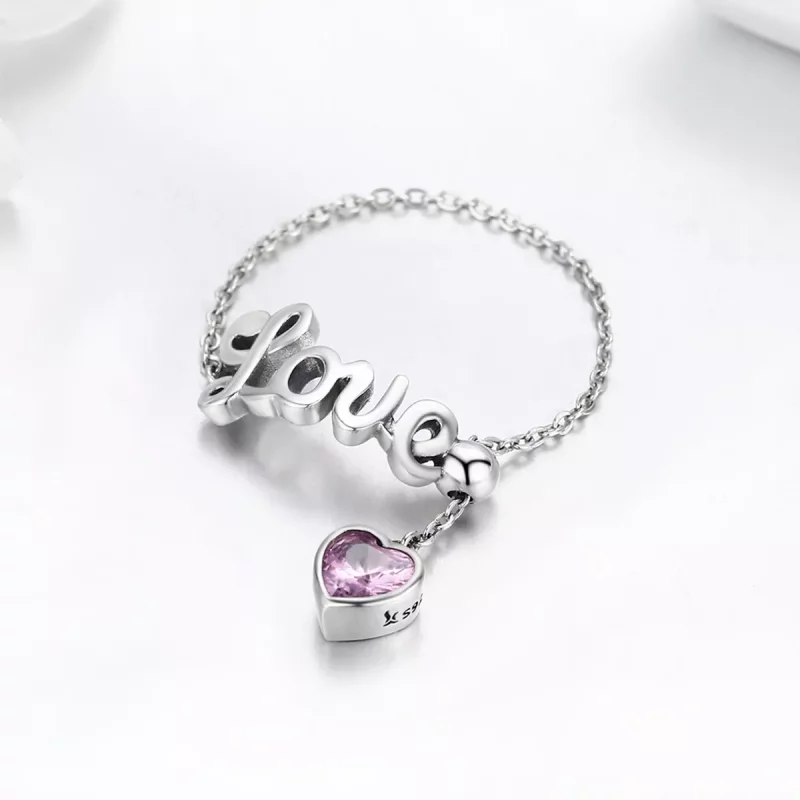 (afbeelding voor) Pandora Style Liefde Ring - SCR246 - Bekijken 3
