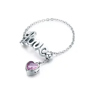 (afbeelding voor) Pandora Style Liefde Ring - SCR246