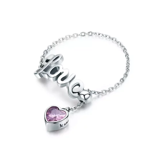 (afbeelding voor) Pandora Style Liefde Ring - SCR246