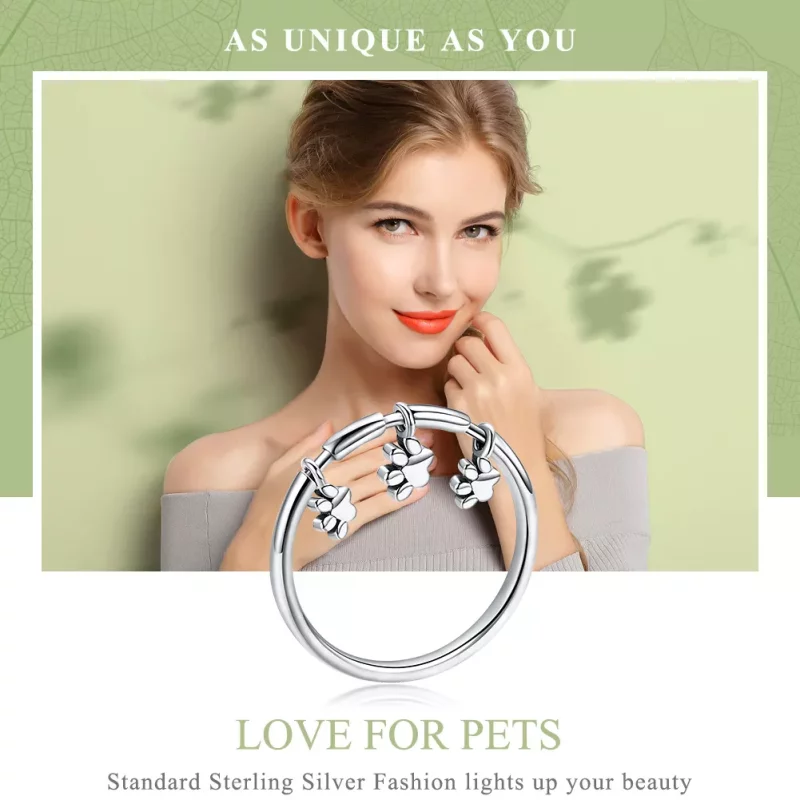 (afbeelding voor) Pandora Style Liefde voor huisdieren Ring - SCR394 - Bekijken 2