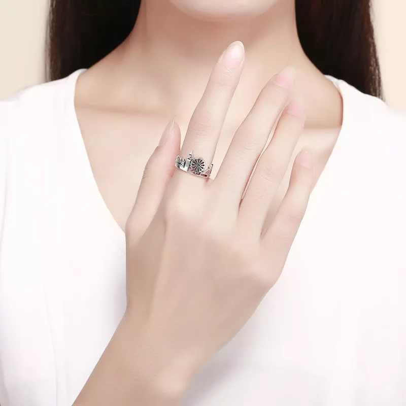 (afbeelding voor) Pandora Style Londen Open Ring - SCR474 - Bekijken 5