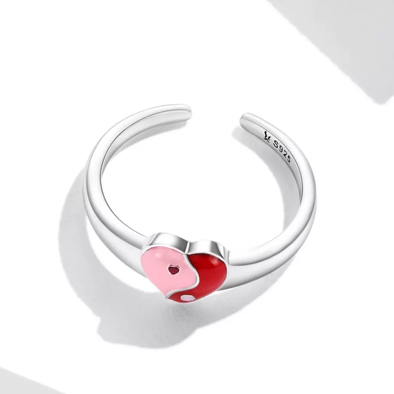 (afbeelding voor) Pandora Style Love Gossip Kaart Open Ring - SCR786 - Bekijken 4