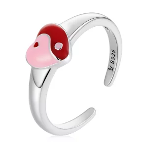 (afbeelding voor) Pandora Style Love Gossip Kaart Open Ring - SCR786