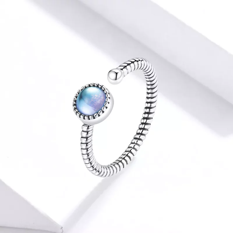 (afbeelding voor) Pandora Style maanlicht minnaar Open Ring - SCR698 - Bekijken 2
