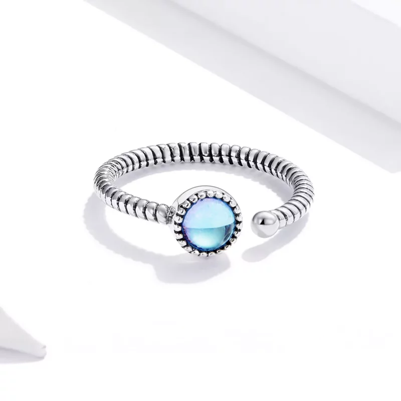 (afbeelding voor) Pandora Style maanlicht minnaar Open Ring - SCR698 - Bekijken 3